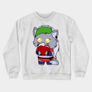 fnaf security breach roxanne valentine chibi Crewneck Sweatshirt